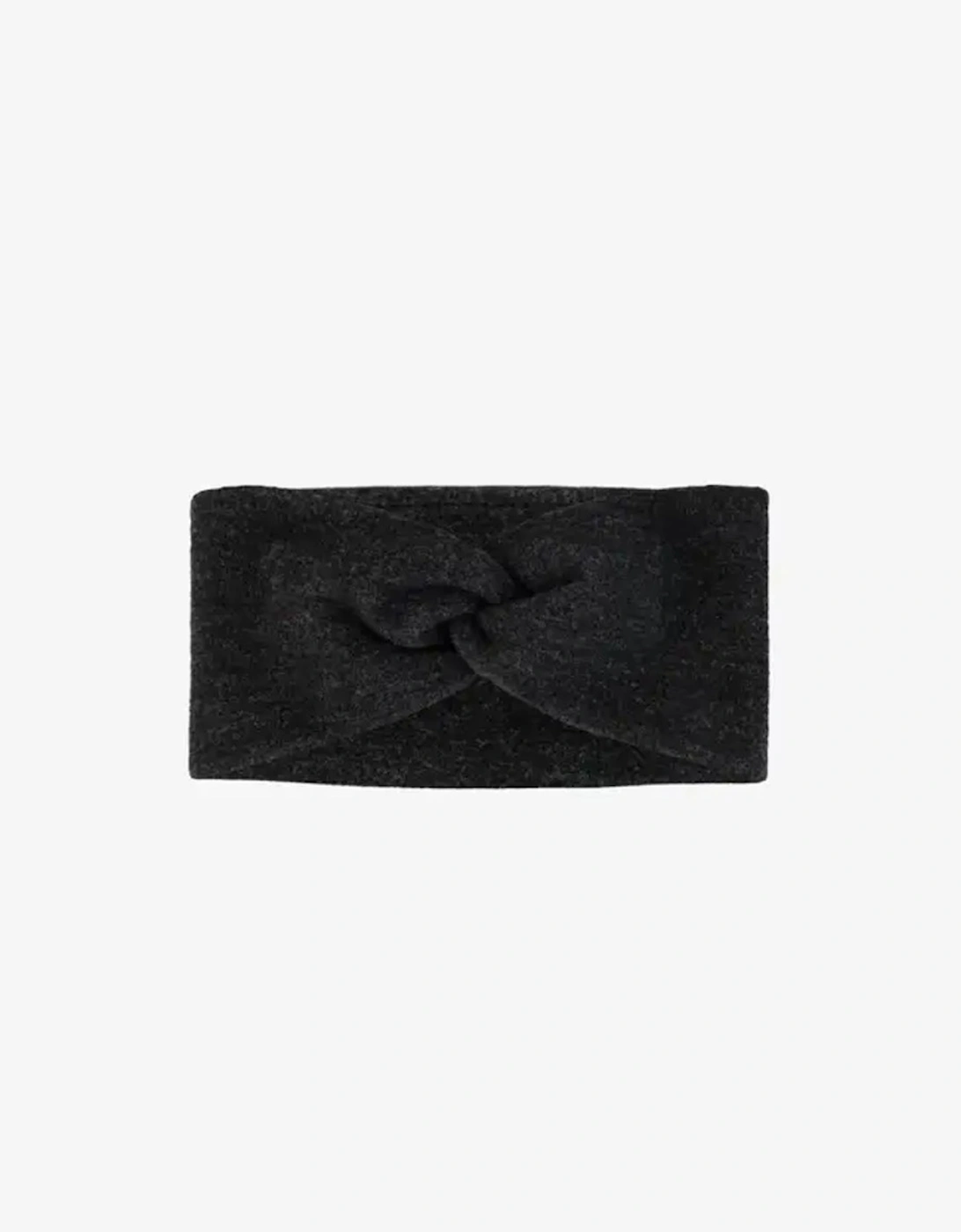 Buff Merino Fleece Headband Solid Black, 5 of 4