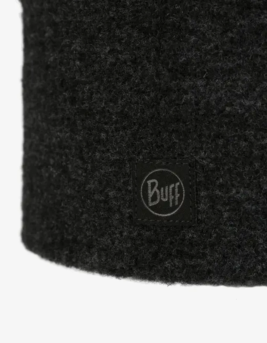 Buff Merino Fleece Headband Solid Black