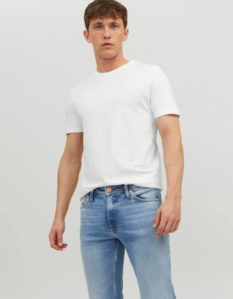 Essentials Organic Basic Short Sleeve O-Neck Tee White