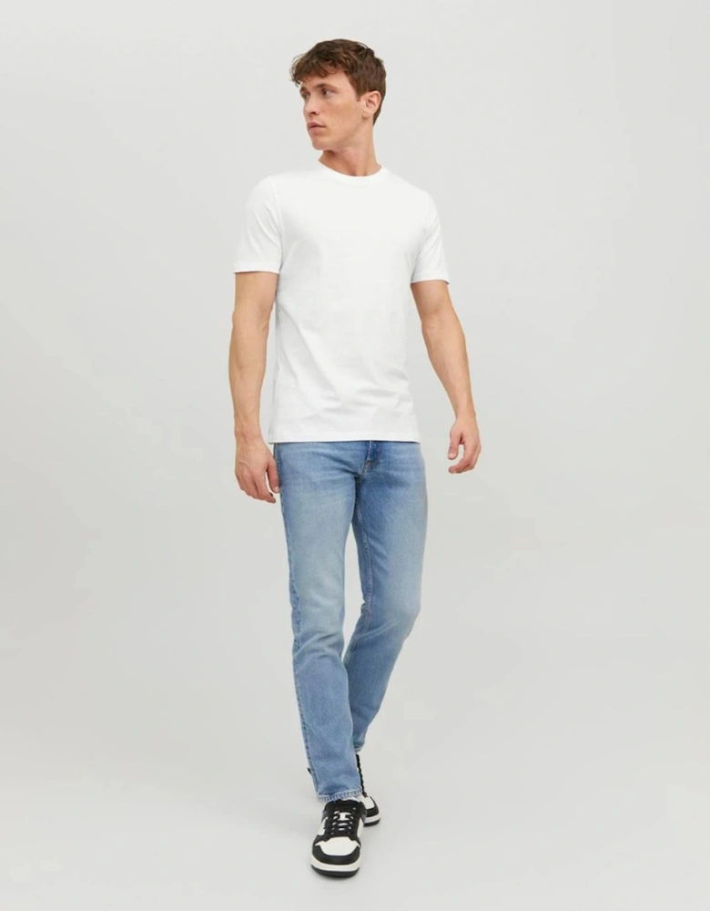 Essentials Organic Basic Short Sleeve O-Neck Tee White