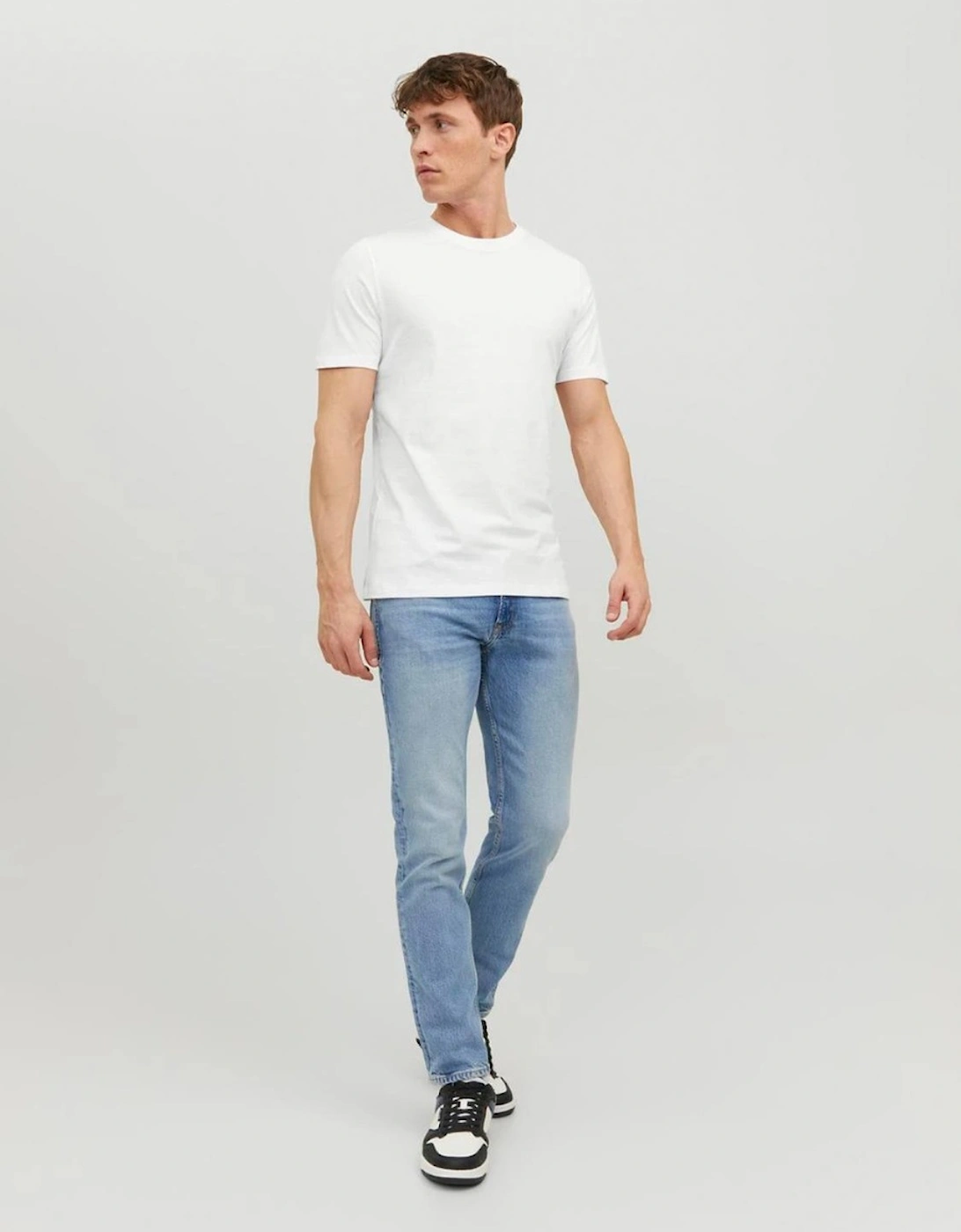 Essentials Organic Basic Short Sleeve O-Neck Tee White