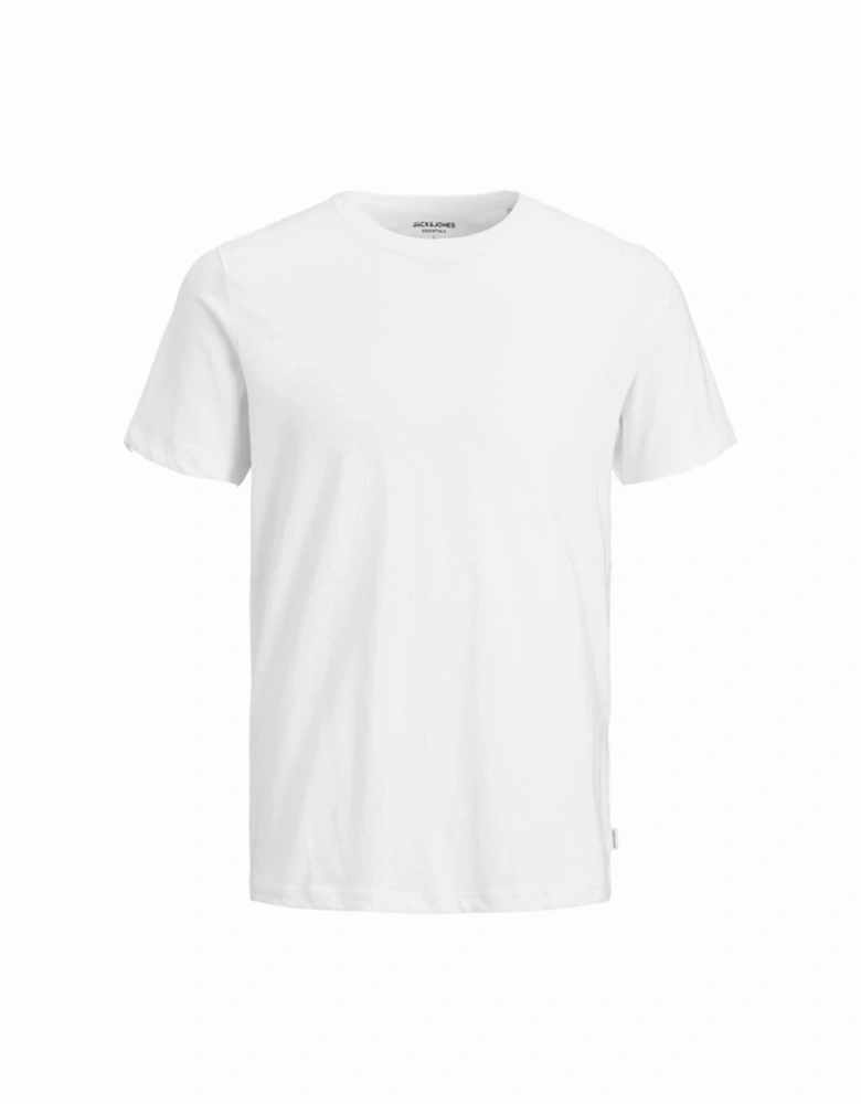 Essentials Organic Basic Short Sleeve O-Neck Tee White