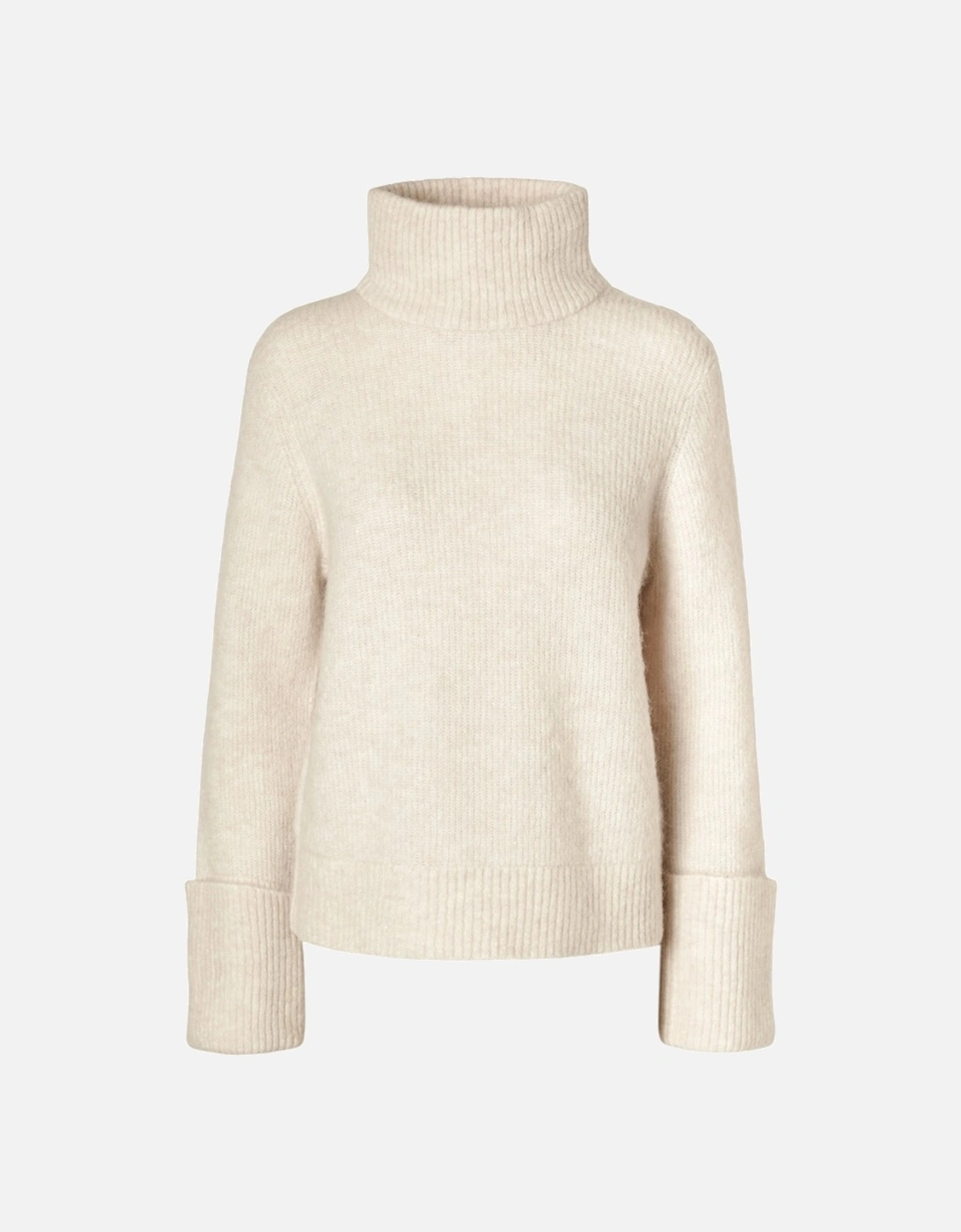 Femme Sia Ras Long Sleeve Knitted Pullover Birch