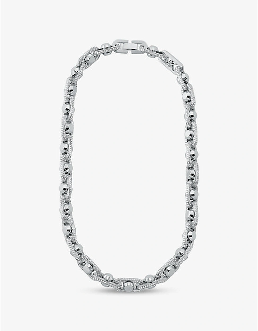 Astor Link Extra-Large Pavé Precious Metal-Plated Brass Necklace, 2 of 1