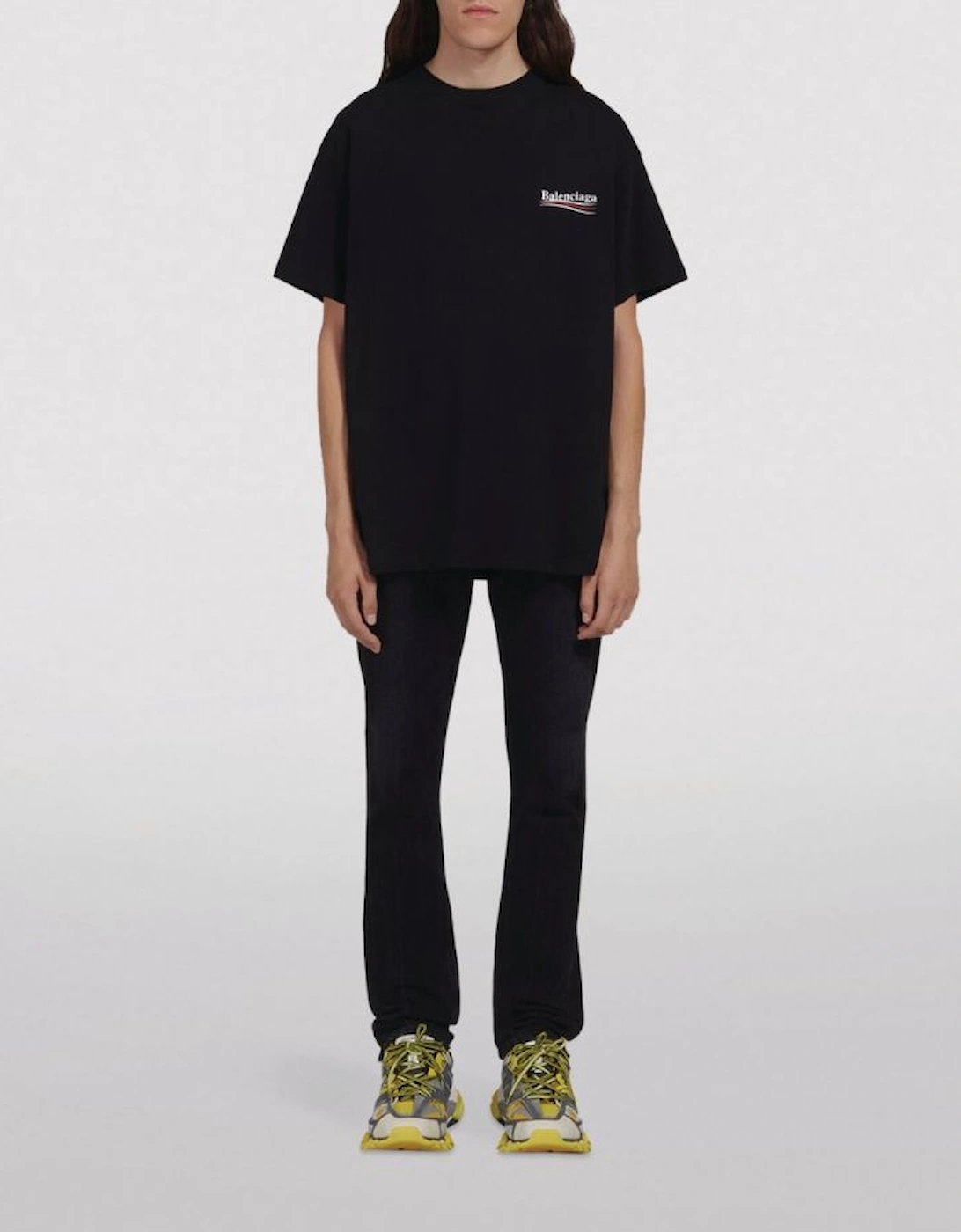 Political Campaign T-Shirt Black