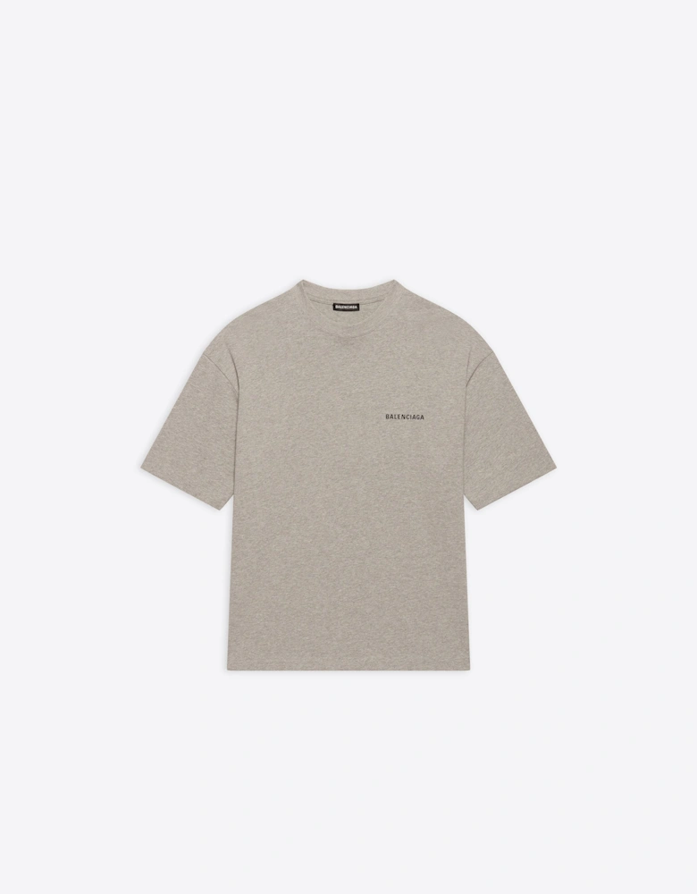 Back Logo T-Shirt Grey