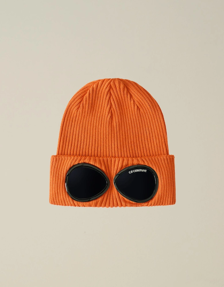 C.P Company Goggle Beanie Gold Flame Orange