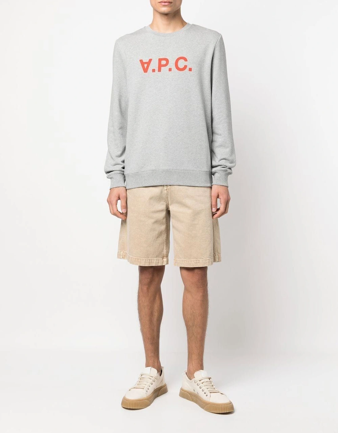A.P.C. VPC Sweatshirt Grey/Red