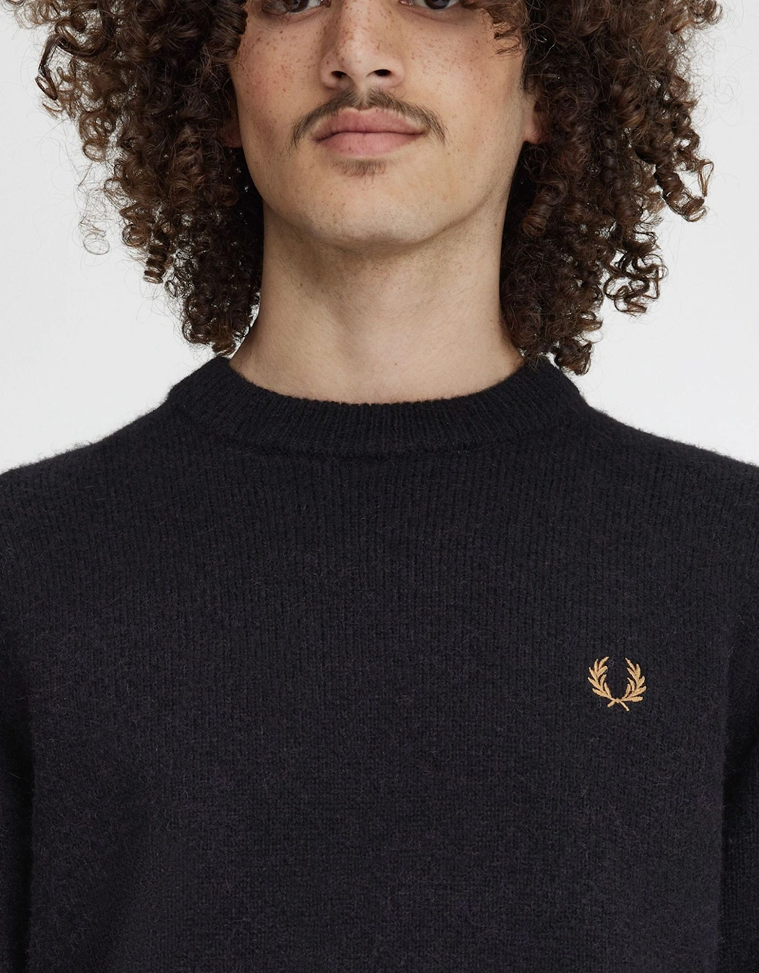 Alpaca Stripe Sweater Black/Multi
