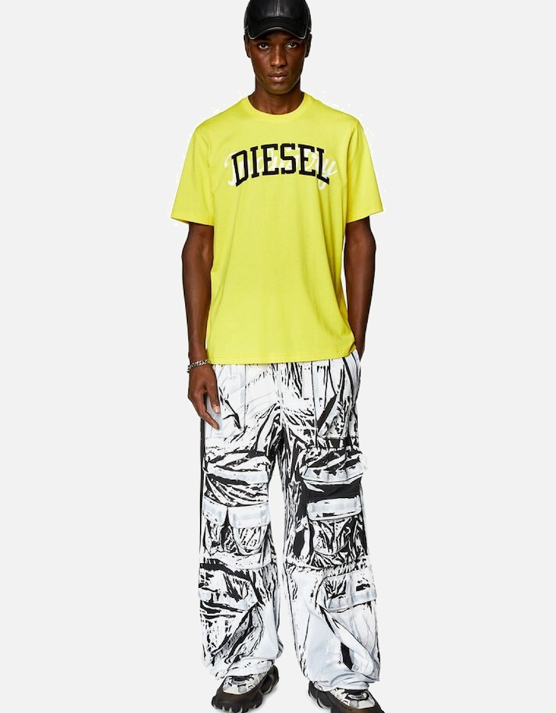 Just N10 Double Logo T-Shirt Yellow