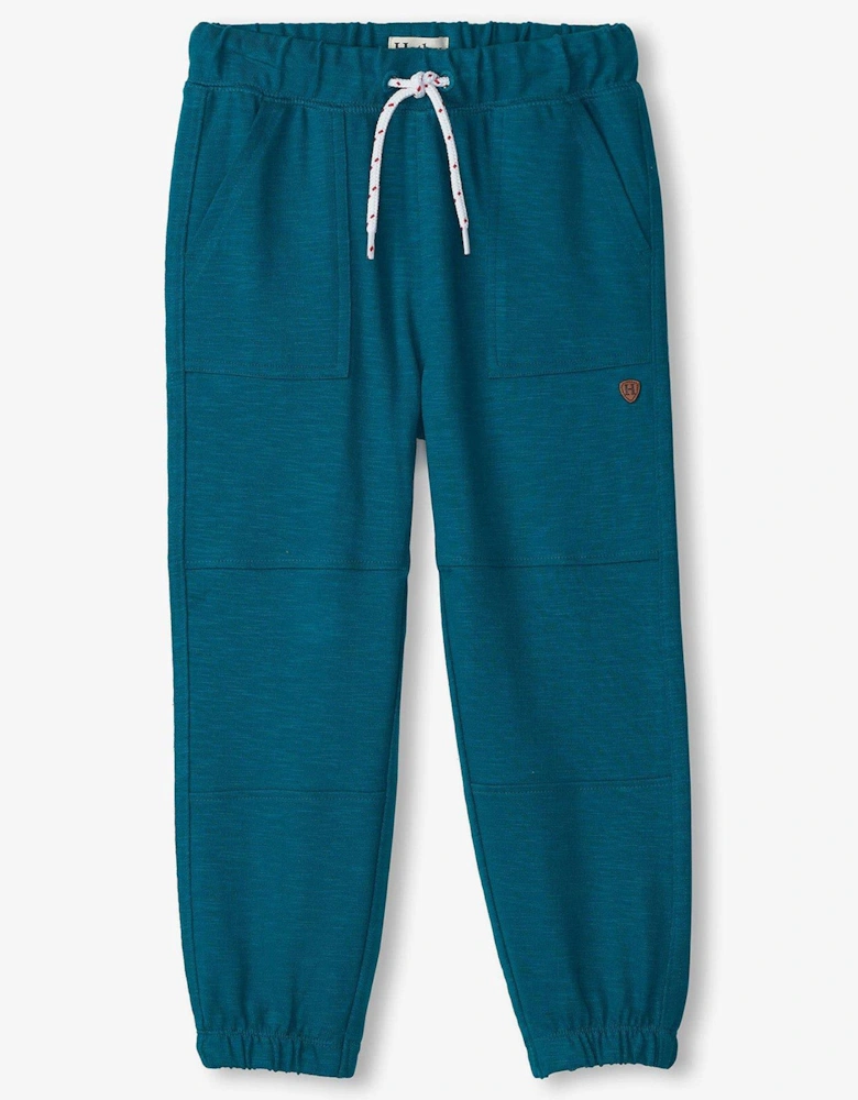 Boys Slouchy Relaxed Cosy Pants - Blue