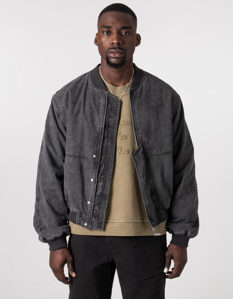 Inset Sleeve Bomber Jacket