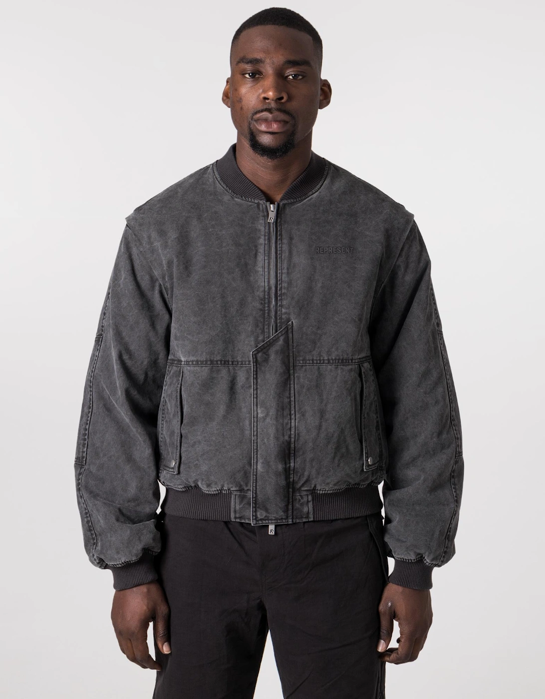 Inset Sleeve Bomber Jacket