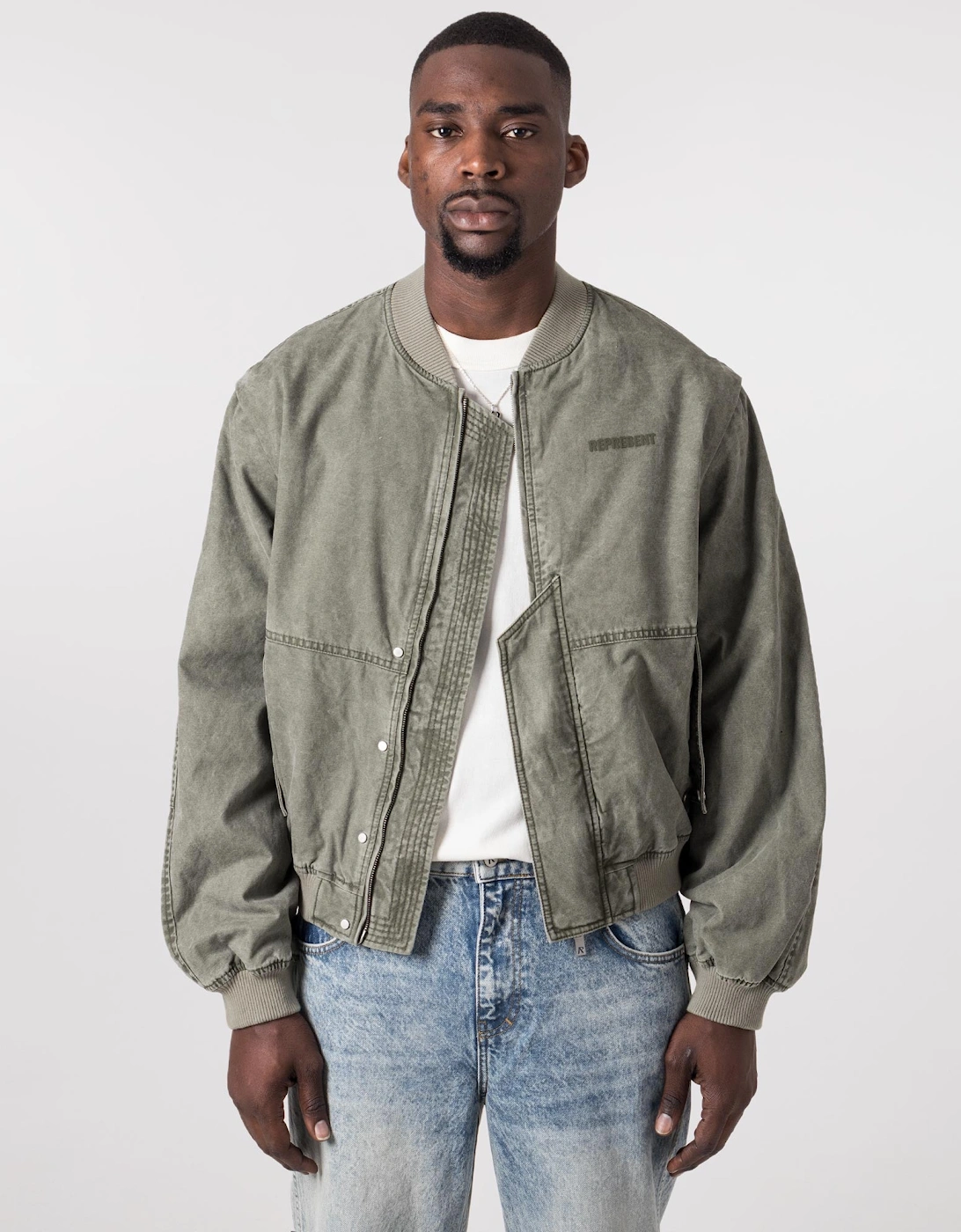 Inset Sleeve Bomber Jacket, 5 of 4