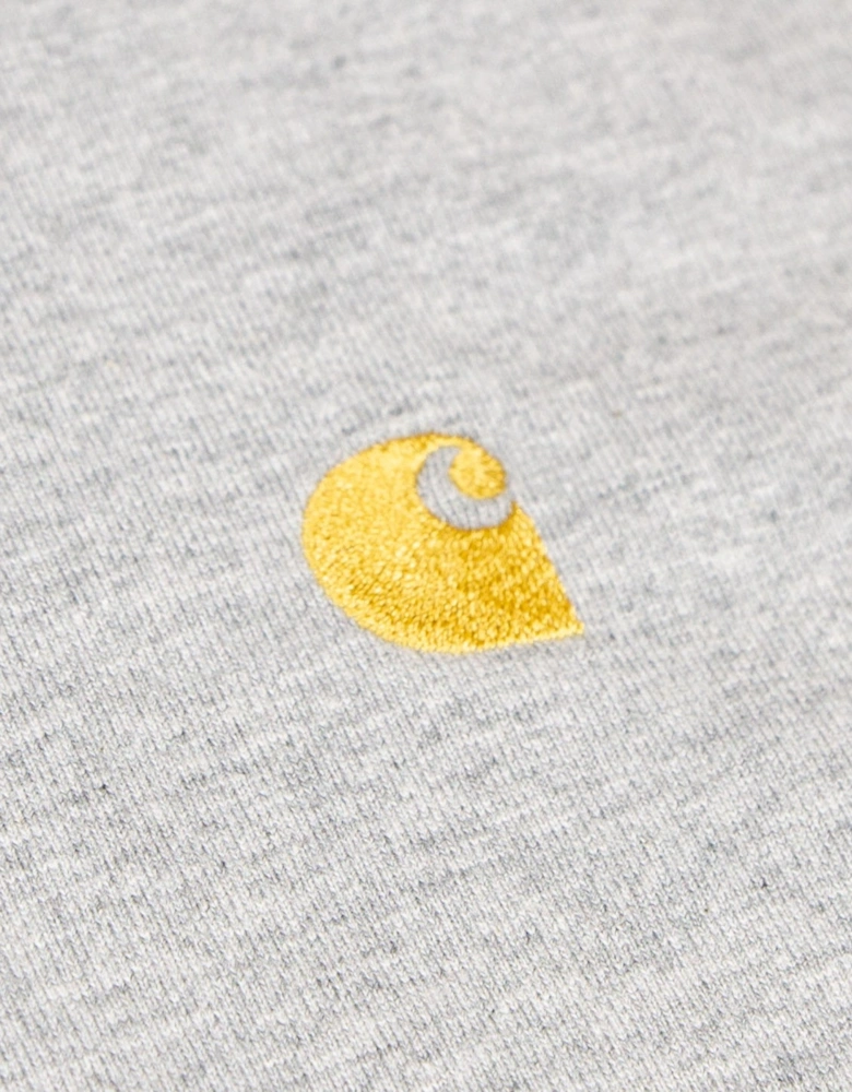 Chase T-Shirt - Grey Heather/Gold