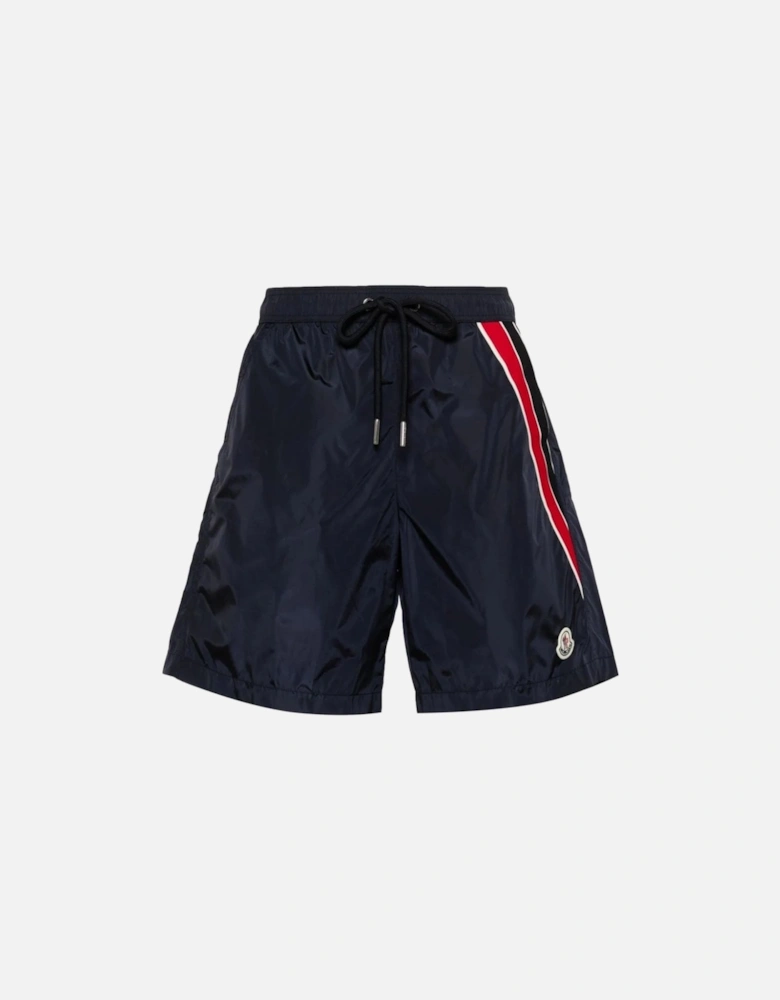 Tape Trim Swim Shorts Navy