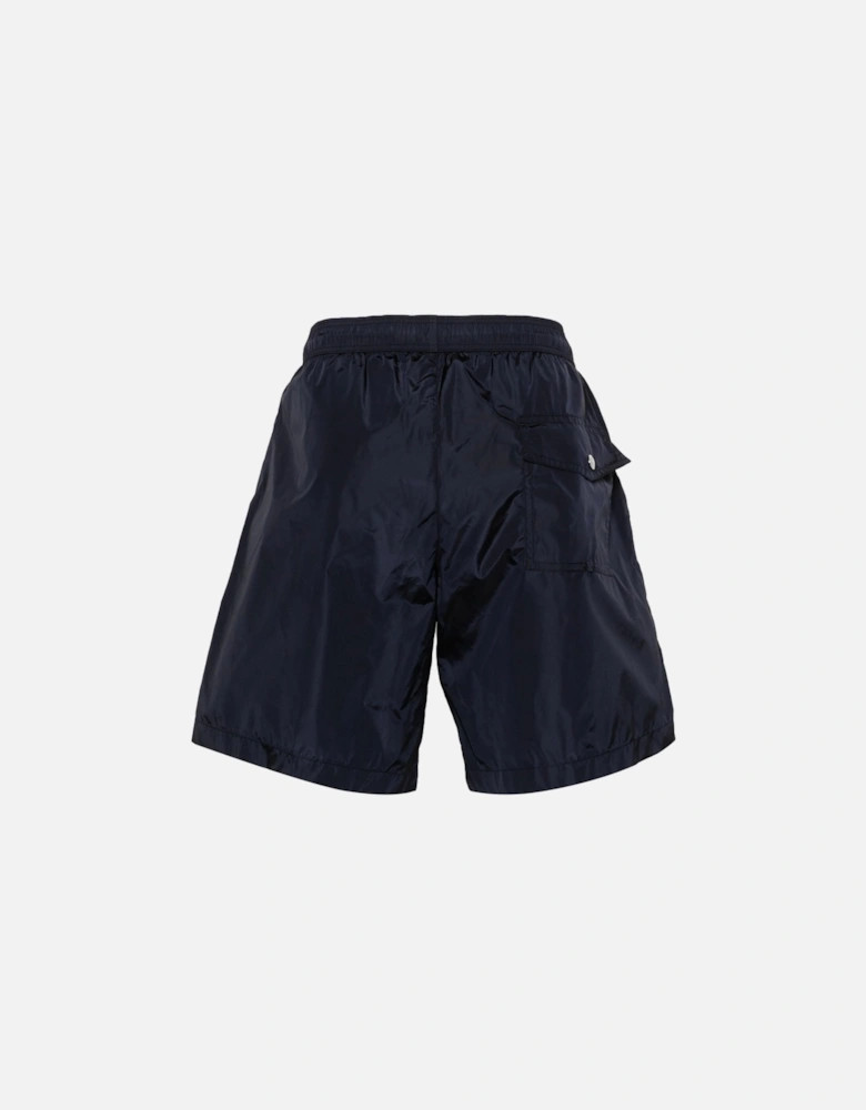 Tape Trim Swim Shorts Navy