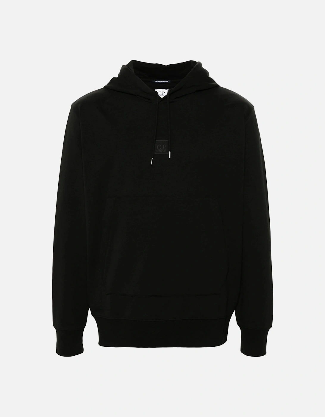 Metropolis Series Stretch Fleece Hooded Sweatshirt Logo Black, 6 of 5