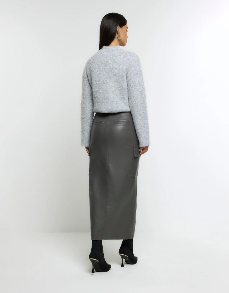Utility Maxi Skirt - Black