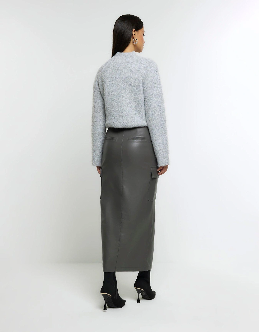 Utility Maxi Skirt - Black