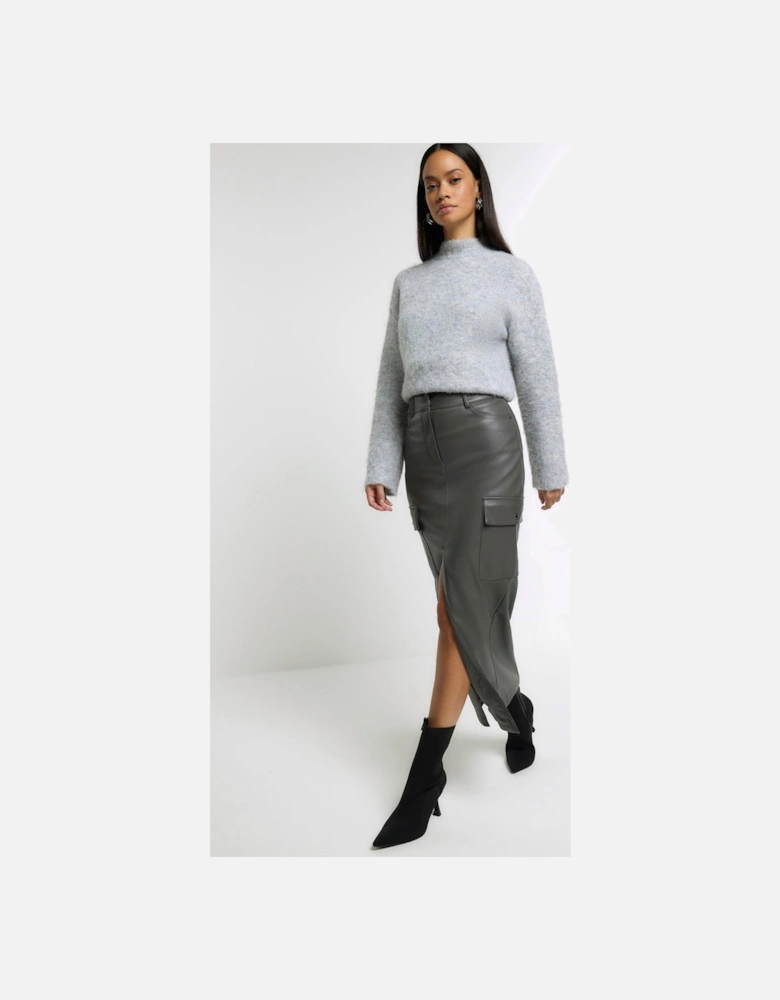 Utility Maxi Skirt - Black