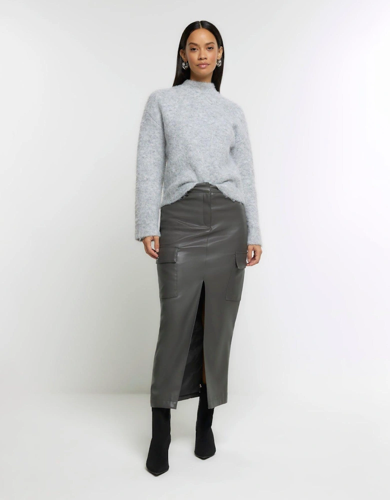 Utility Maxi Skirt - Black