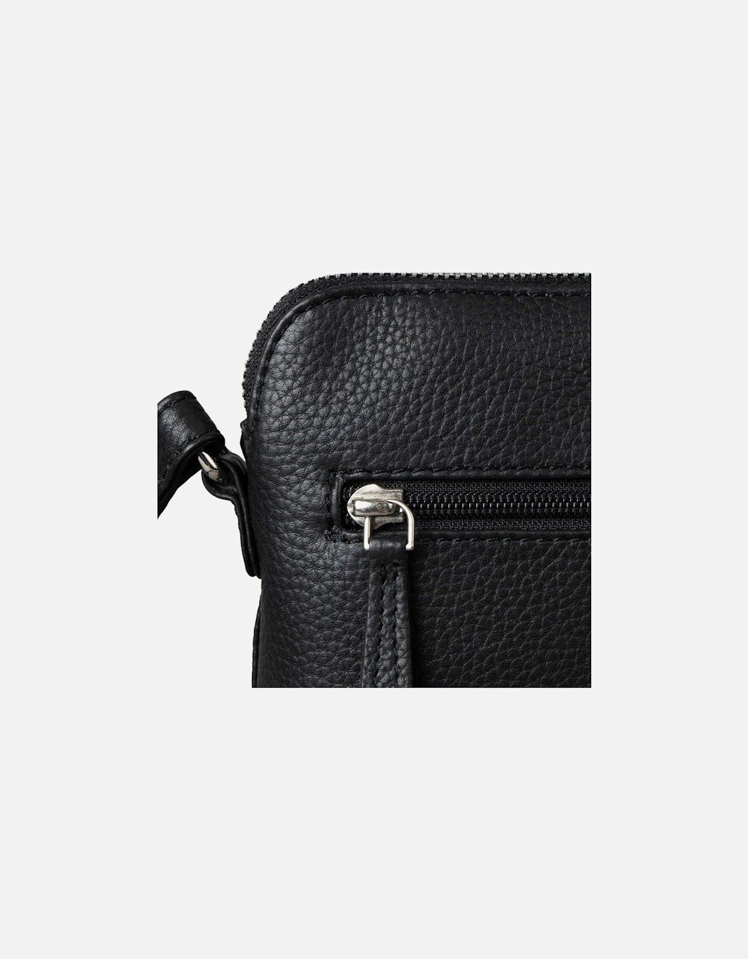 Alston Curved Leather Cross Body Bag