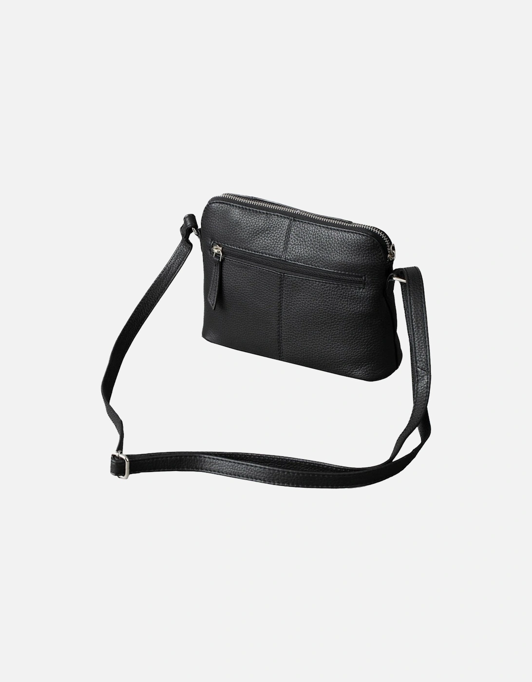 Alston Curved Leather Cross Body Bag