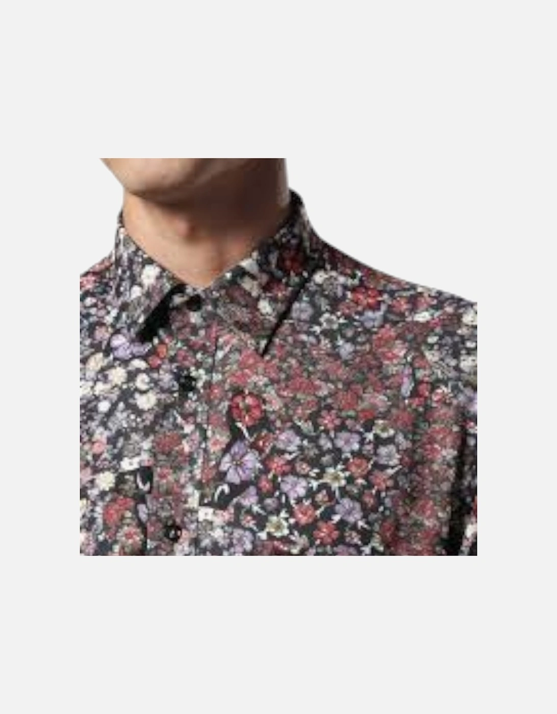 S NICO 0QAPZ 900 Mens Shirt Long Sleeve Casual Summer Cotton floral Shirt