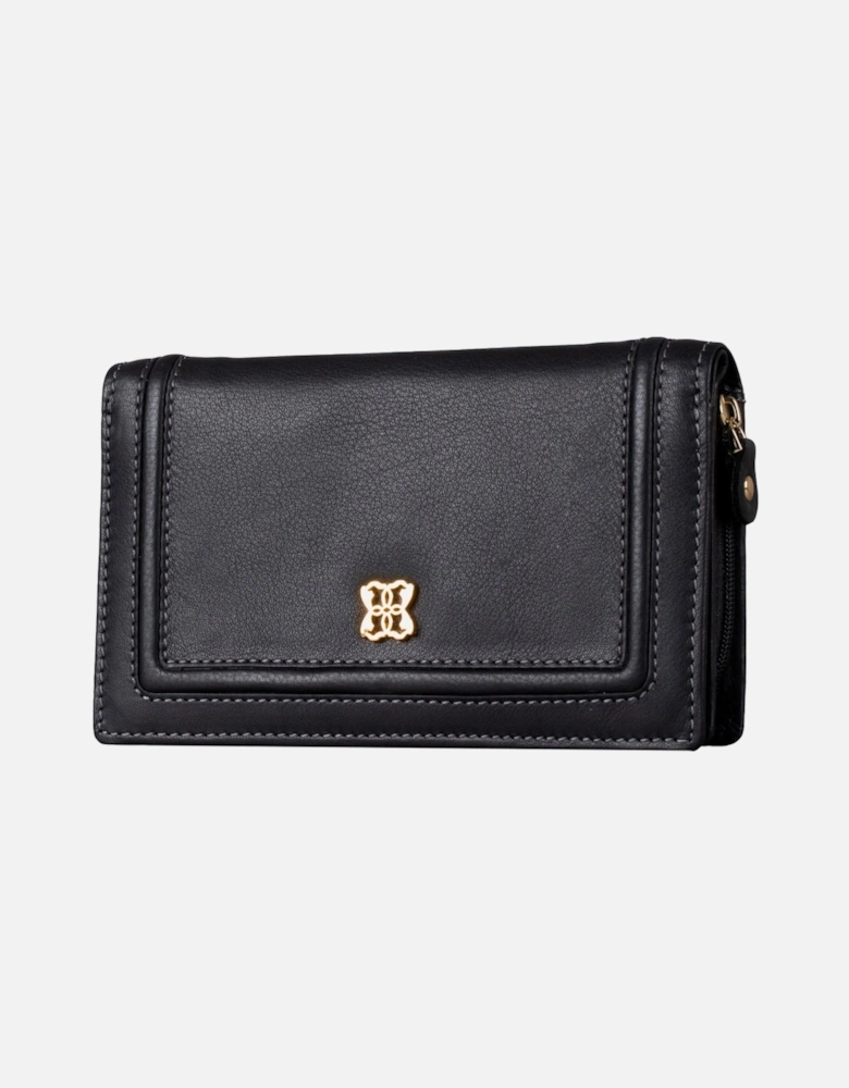 Icon Medium Leather Flapover Purse