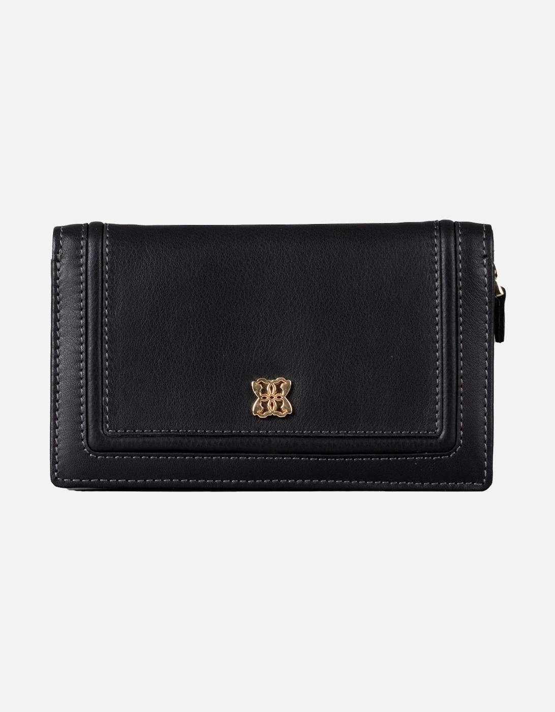 Icon Medium Leather Flapover Purse