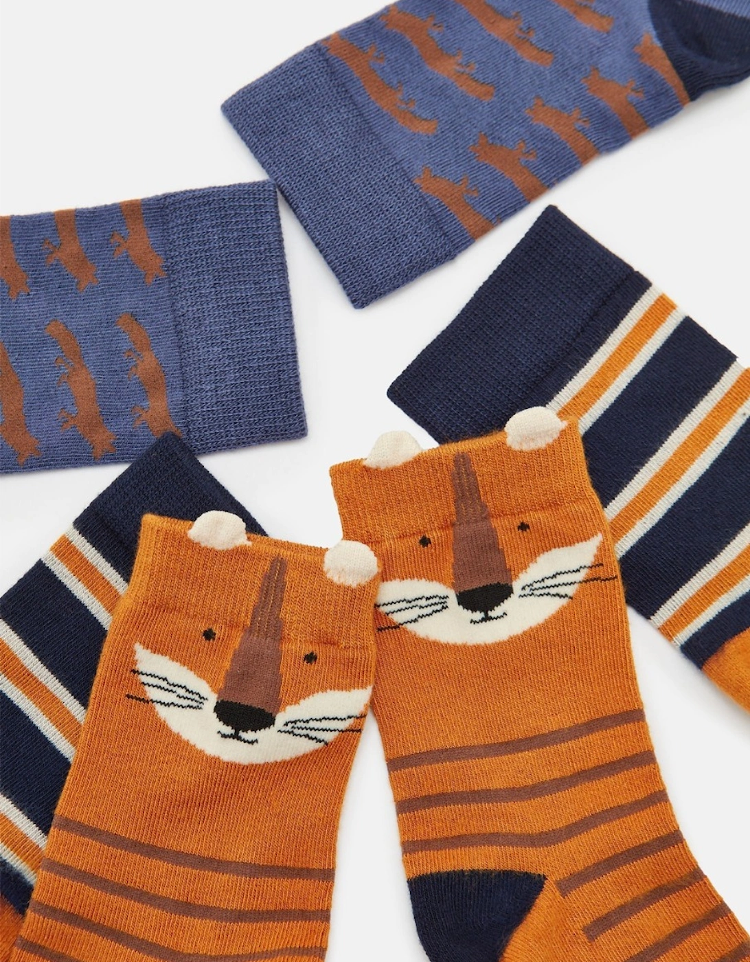 Boy's Eat Feet Socks Fox (3-pack)