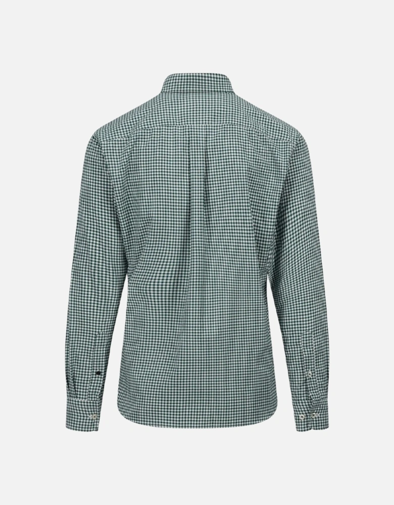 Fynch-Hatton Classic Vichy Shirt Dark Emerald