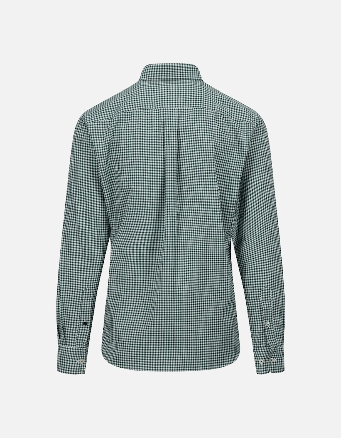 Fynch-Hatton Classic Vichy Shirt Dark Emerald