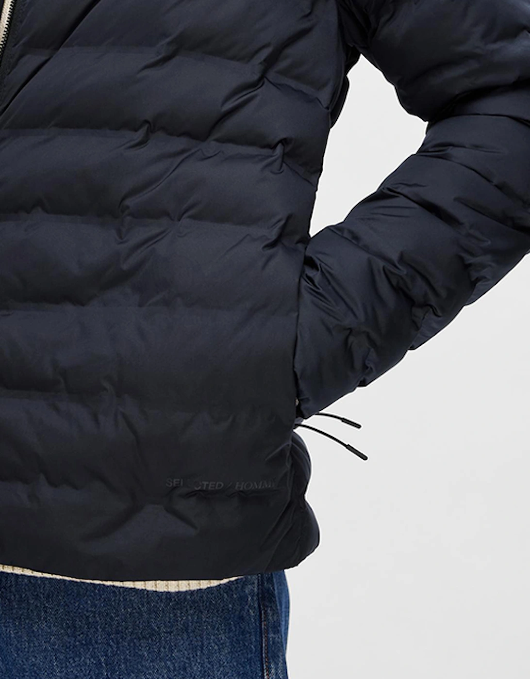 Homme Barry Quilted Jacket Sky Captain