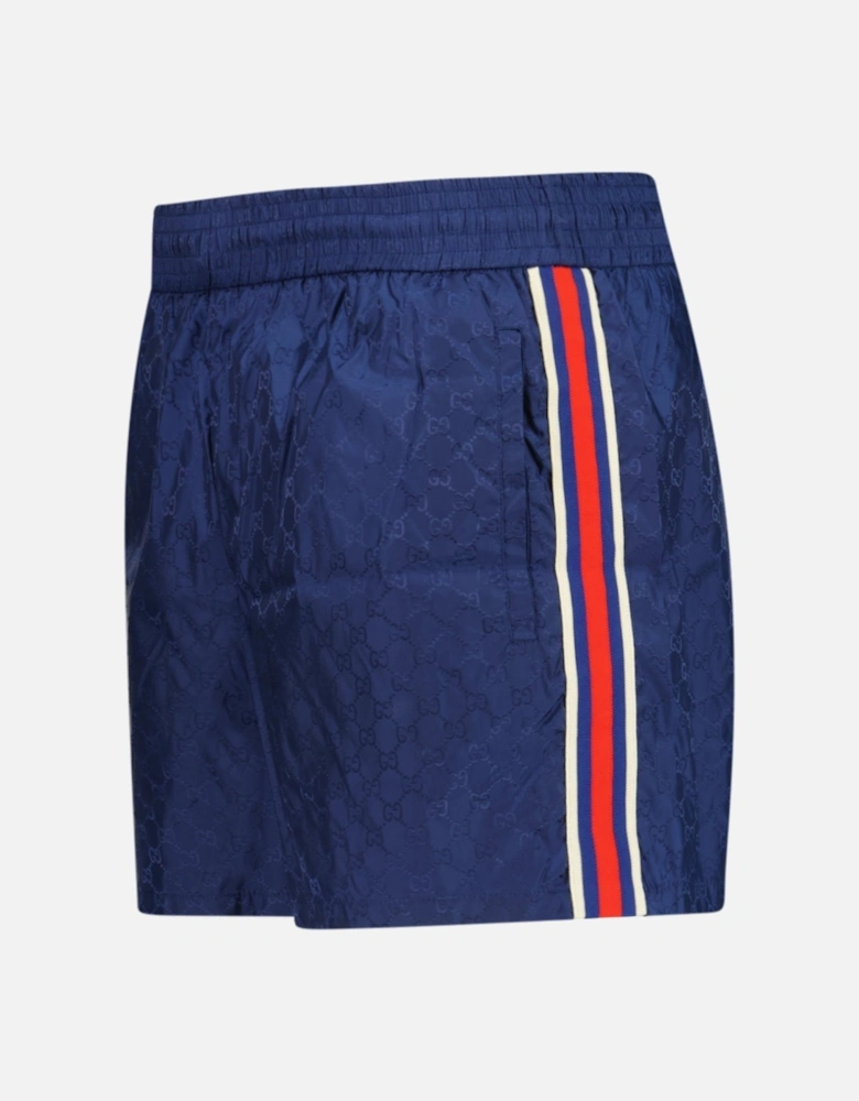 GG Nylon Swim Shorts Navy