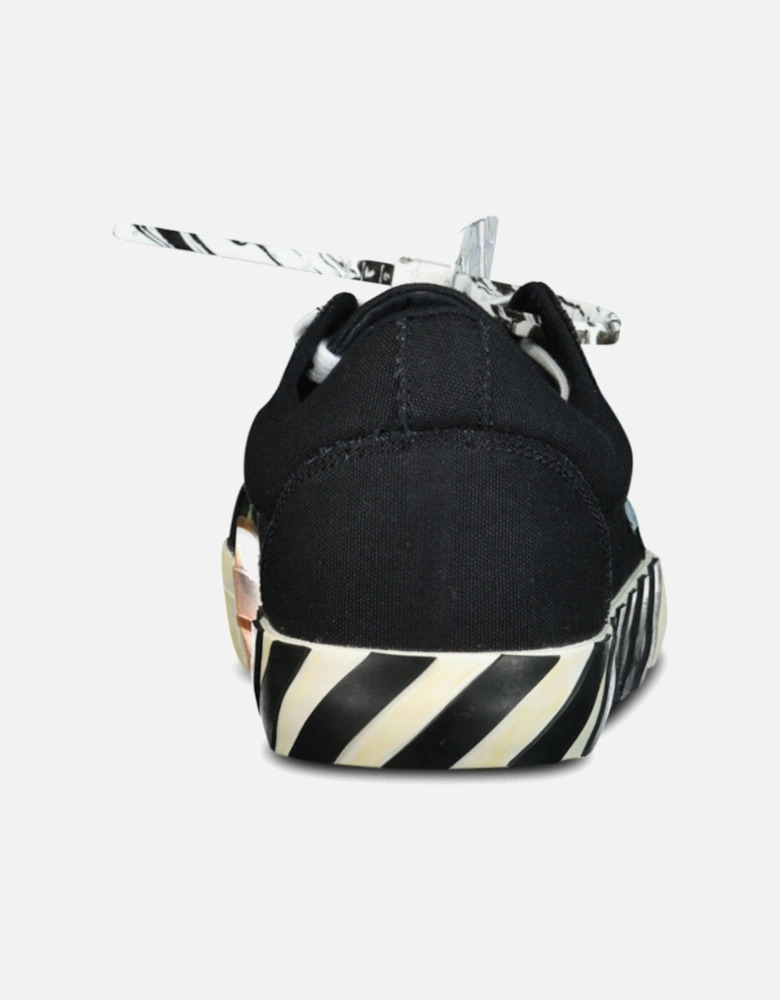 Vulcanized Low Top Sneakers Black & Blue