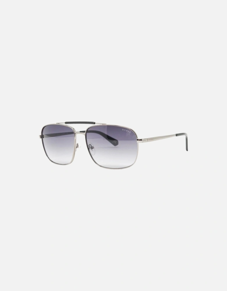 Aviator Shiny Gunmetal Sunglasses