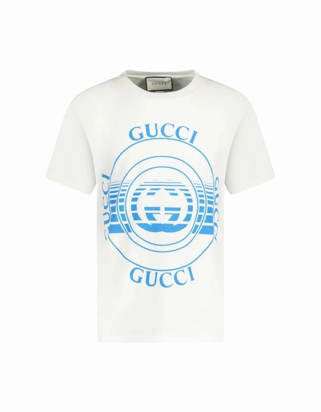 Record Logo Oversized Fit White T-Shirt, 3 of 2