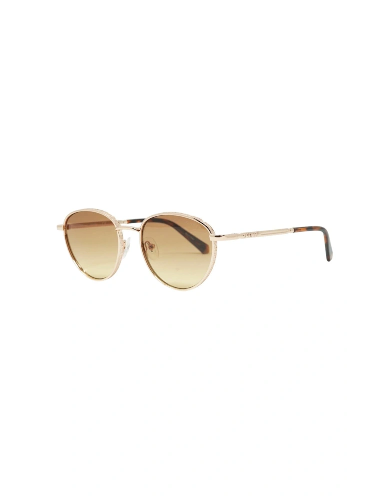 Guess Round Gold Sunglasses
