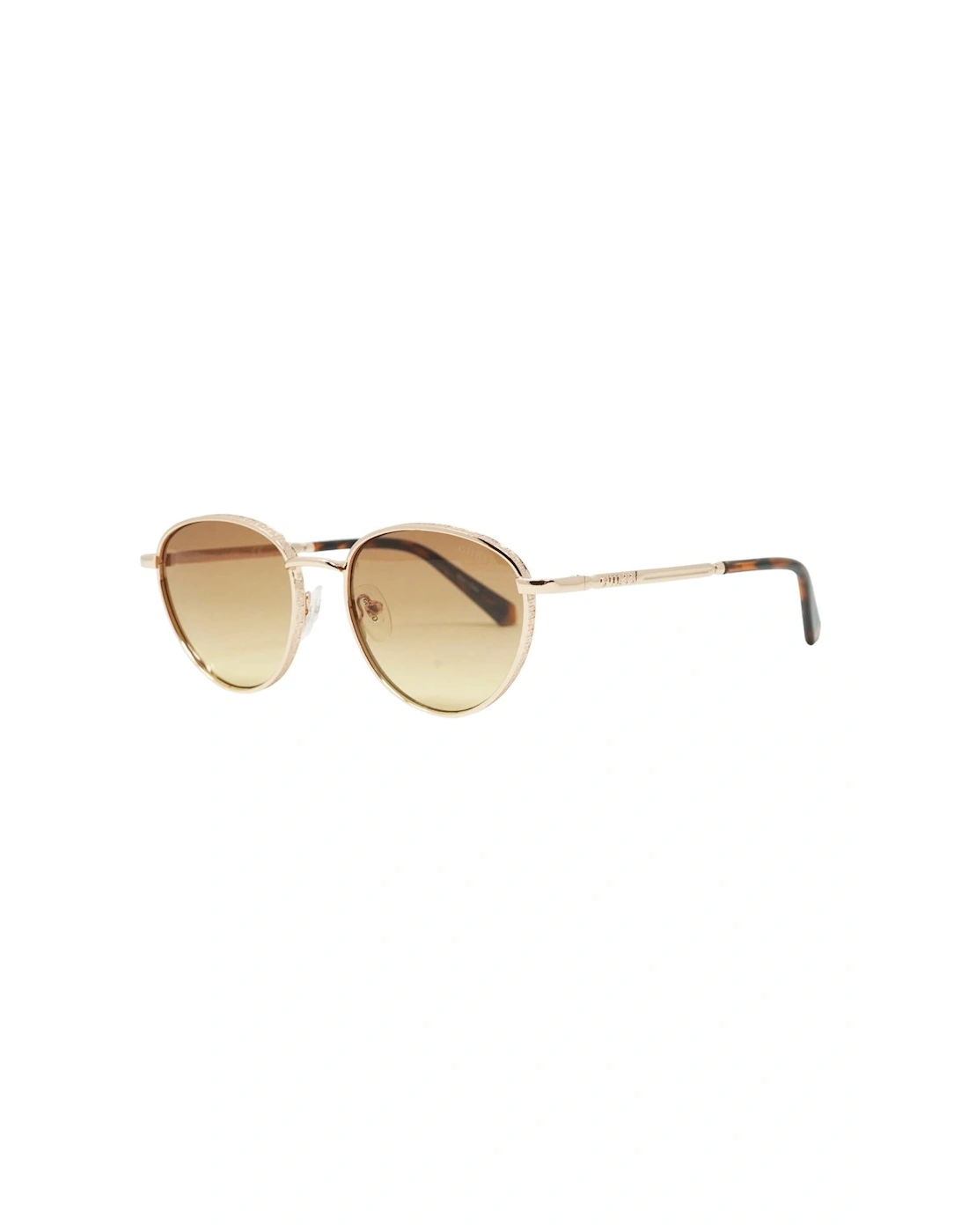 Guess Round Gold Sunglasses