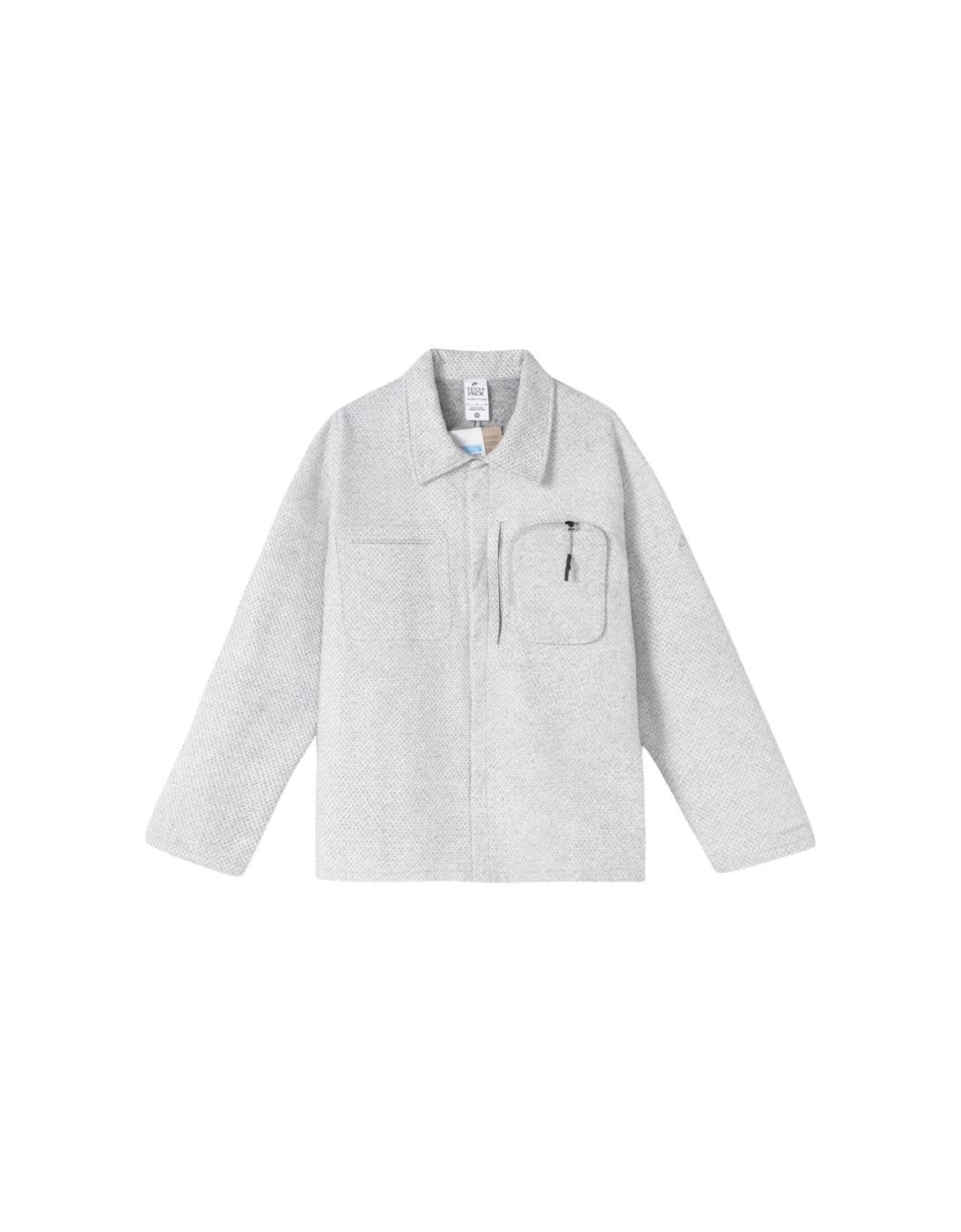 Men's Nike Techi + Pack Grey Overshirt Jacket - Size: 40/Regular