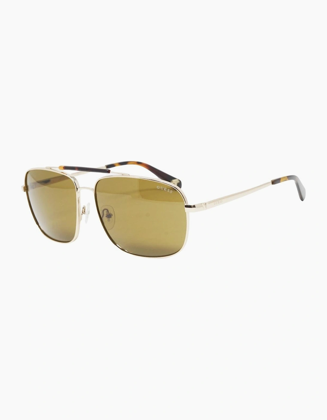 Guess Women's Gold Aviator Sunglasses