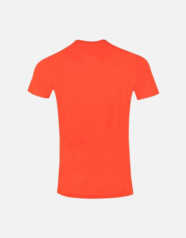 Cut Brand Logo Spicy Orange T-Shirt