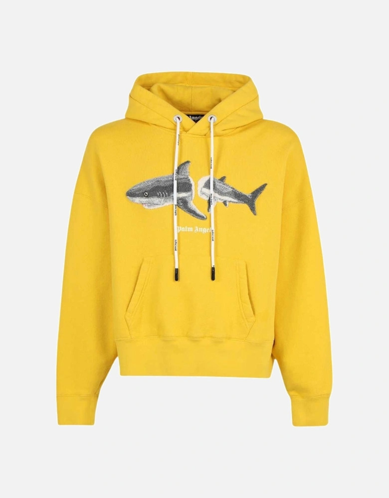 Shark Logo Bright Yellow Hoodie