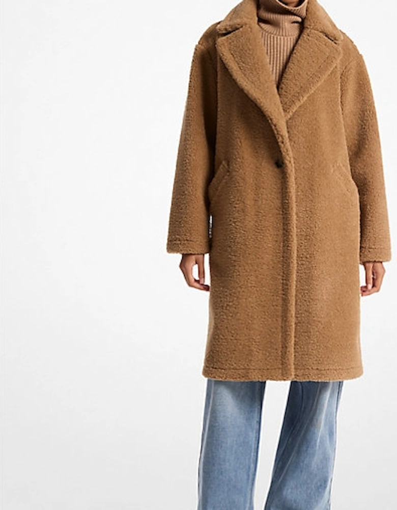 Oversized Shearling Teddy Coat