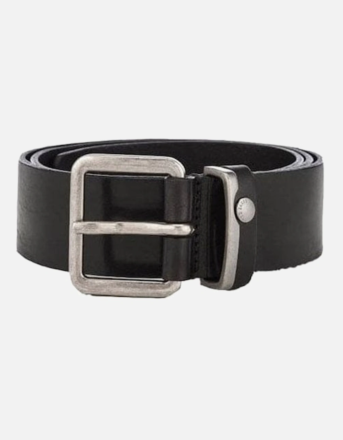 Mens Black Katchup Leather Belt, 3 of 2