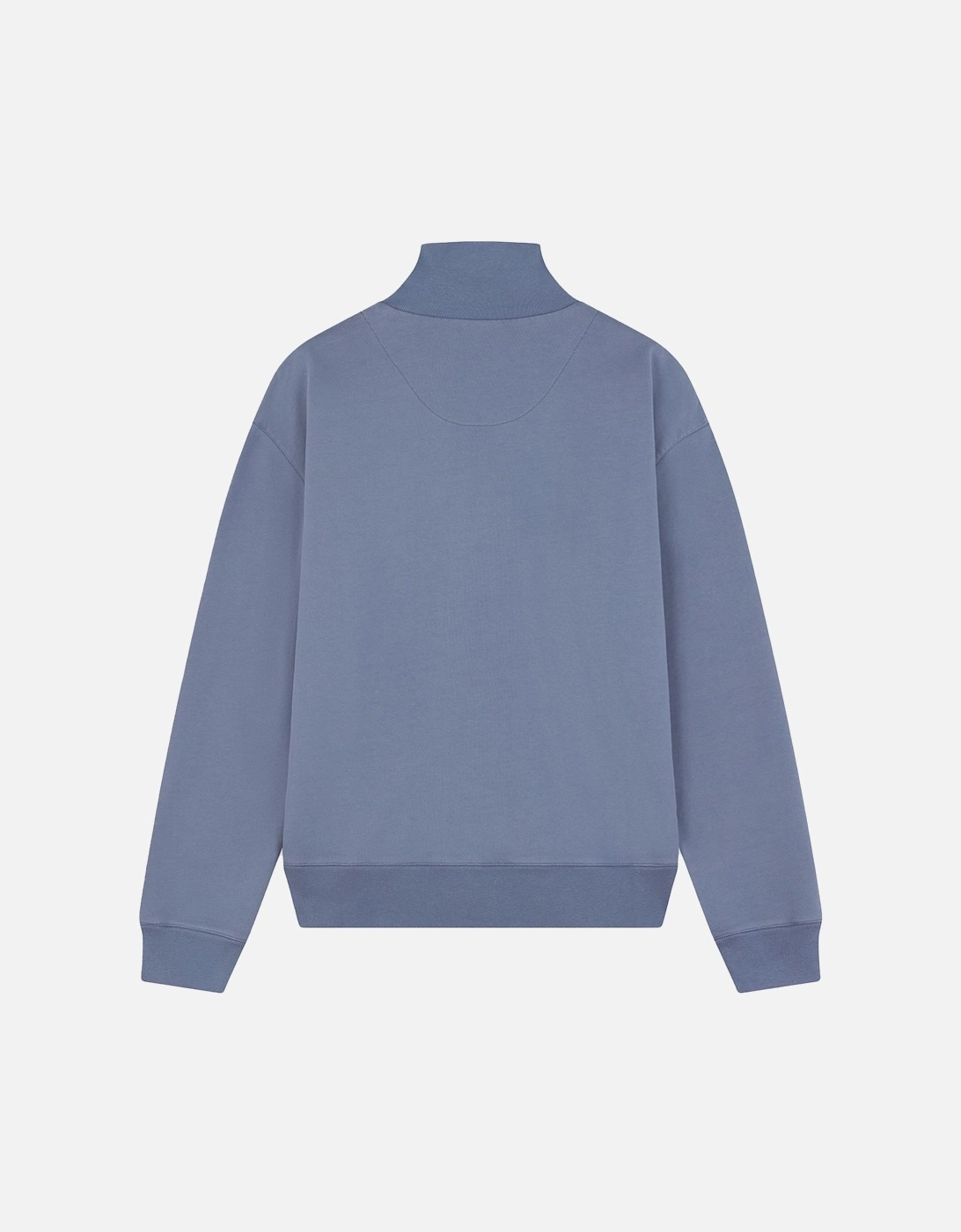 Fox Head 1/4 Zip Sweatshirt Blue