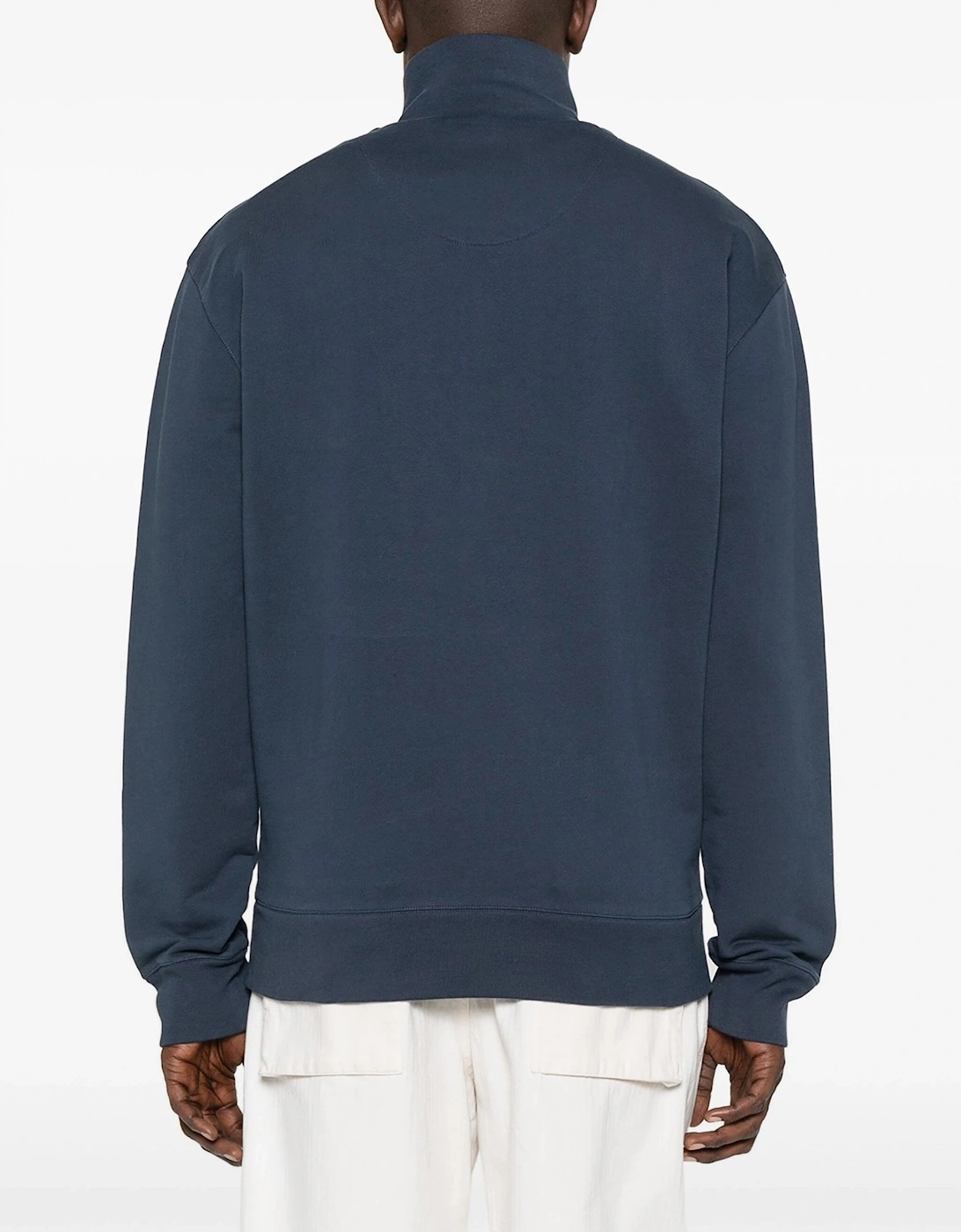 Fox Head 1/4 Zip Sweatshirt Navy