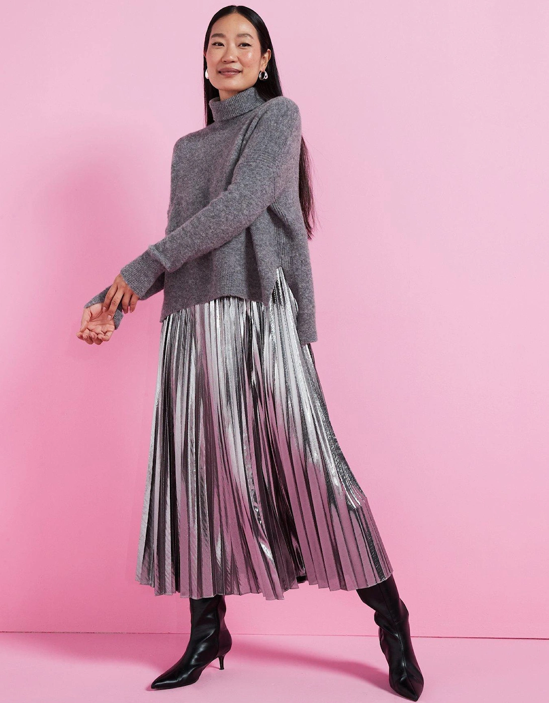 Spark 2 In 1 Dress - Silver, 7 of 6